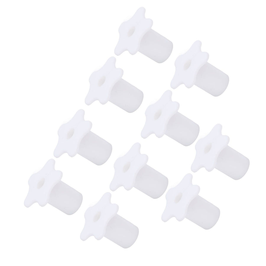 Satellite Cable Wall Grommet Silicone Satellite Cable Routing Kit for 5/8inch 16mm Antenna Cable White