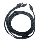 2 in 1 Satellite Power Cable for Mini 18AWG PVC Water Resistant Satellite Power Supply Extension Cable Replacement for Indoor and Outdoor