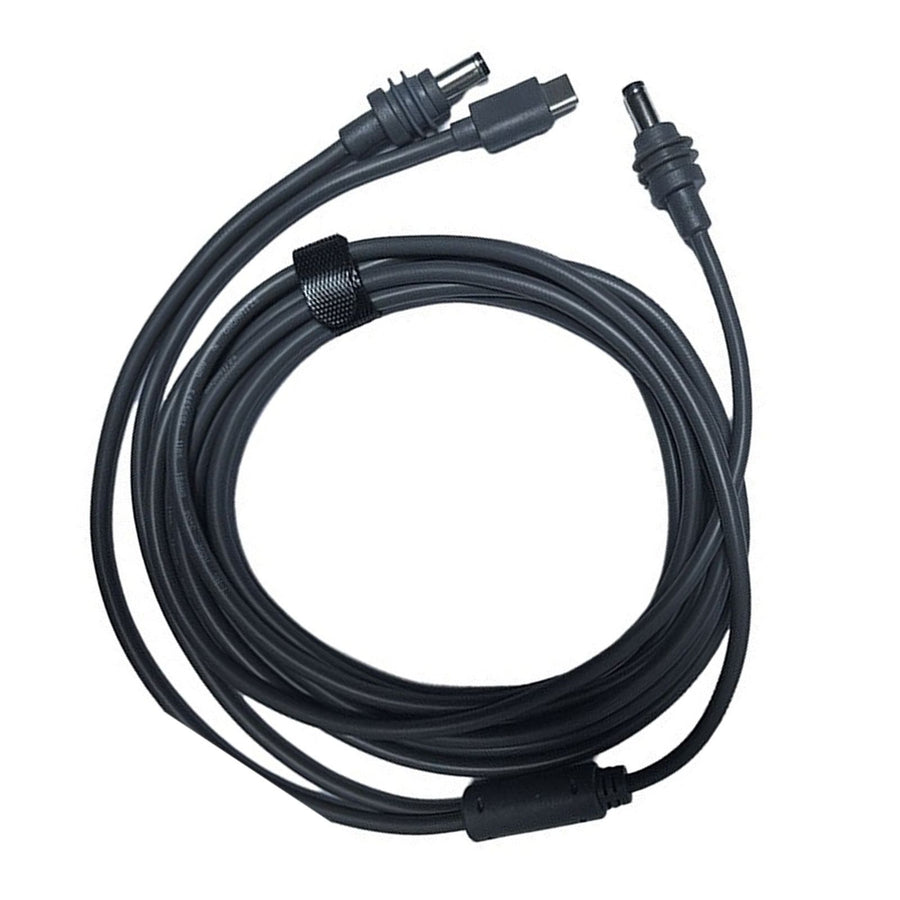 2 in 1 Satellite Power Cable for Mini 18AWG PVC Water Resistant Satellite Power Supply Extension Cable Replacement for Indoor and Outdoor
