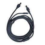 2 in 1 Satellite Power Cable for Mini 18AWG PVC Water Resistant Satellite Power Supply Extension Cable Replacement for Indoor and Outdoor
