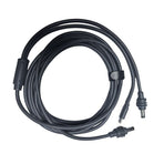 2 in 1 Satellite Power Cable for Mini 18AWG PVC Water Resistant Satellite Power Supply Extension Cable Replacement for Indoor and Outdoor