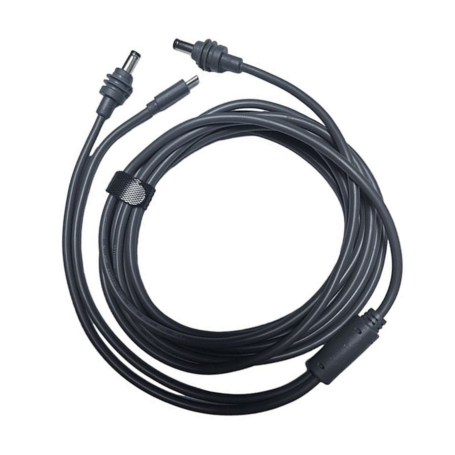 2 in 1 Satellite Power Cable for Mini 18AWG PVC Water Resistant Satellite Power Supply Extension Cable Replacement for Indoor and Outdoor