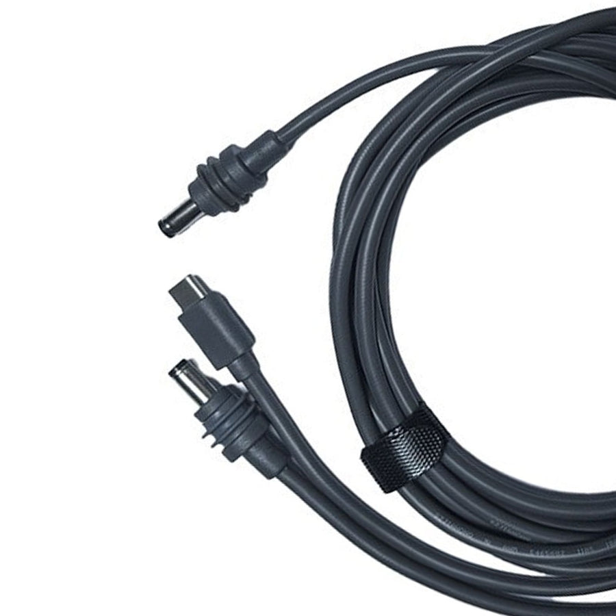 2 in 1 Satellite Power Cable for Mini 18AWG PVC Water Resistant Satellite Power Supply Extension Cable Replacement for Indoor and Outdoor