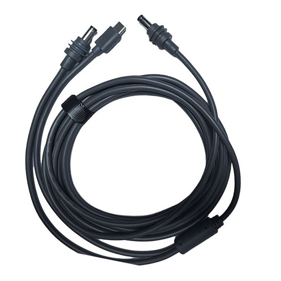 2 in 1 Satellite Power Cable for Mini 18AWG PVC Water Resistant Satellite Power Supply Extension Cable Replacement for Indoor and Outdoor