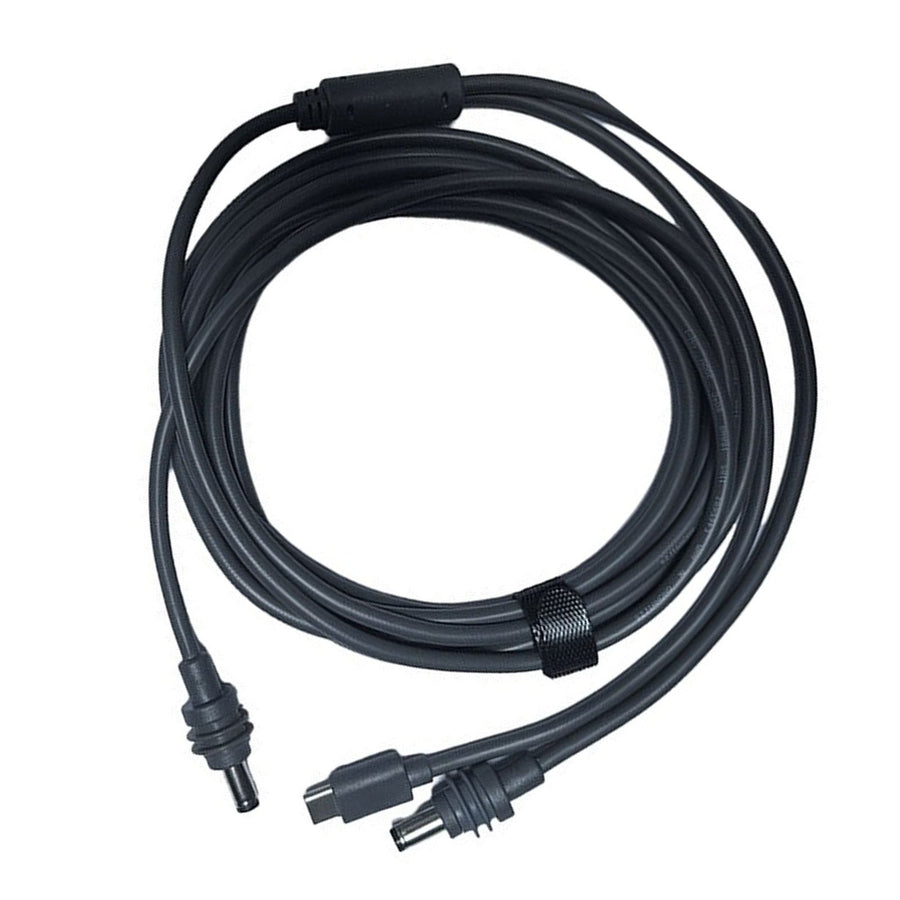 2 in 1 Satellite Power Cable for Mini 18AWG PVC Water Resistant Satellite Power Supply Extension Cable Replacement for Indoor and Outdoor
