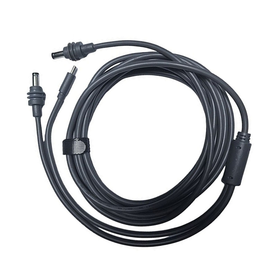 2 in 1 Satellite Power Cable for Mini 18AWG PVC Water Resistant Satellite Power Supply Extension Cable Replacement for Indoor and Outdoor