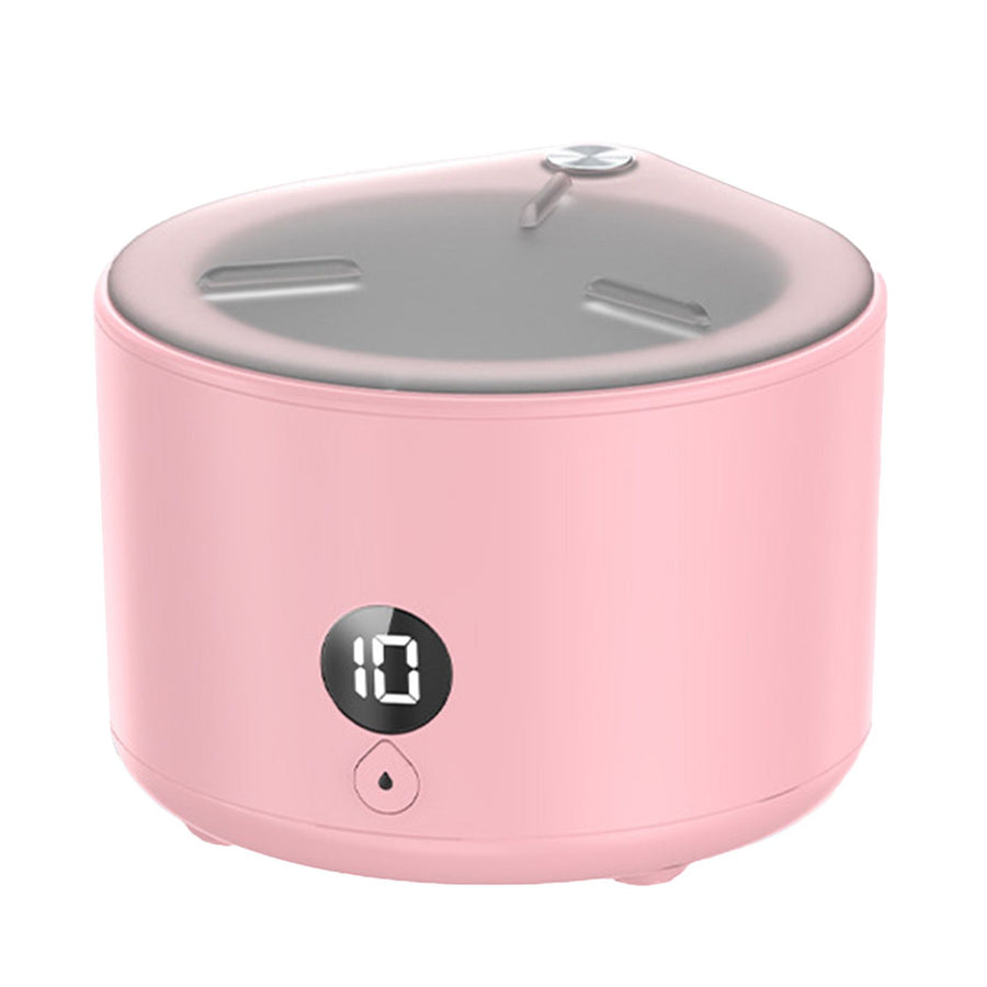 Retainer Cleaner 15W 150ml Tank Portable Enhanced Efficiency Versatile Retainer Cleaner Machine for Jewelry Denture Pink