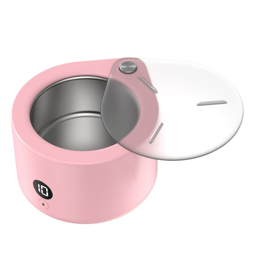 Retainer Cleaner 15W 150ml Tank Portable Enhanced Efficiency Versatile Retainer Cleaner Machine for Jewelry Denture Pink