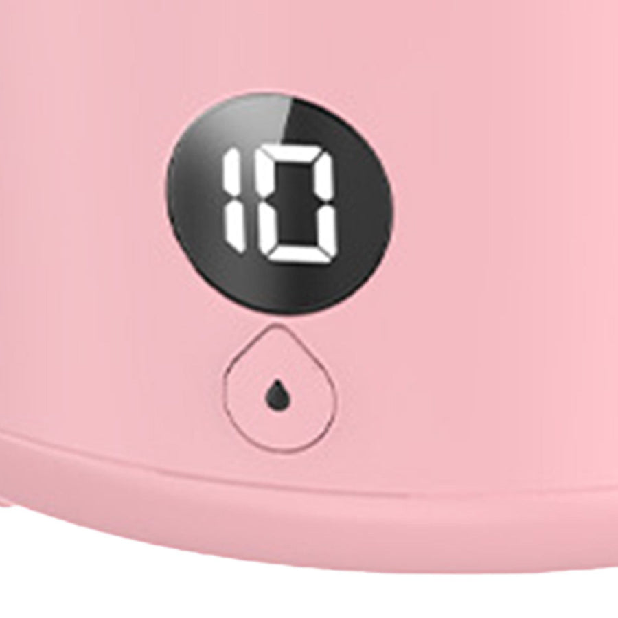 Retainer Cleaner 15W 150ml Tank Portable Enhanced Efficiency Versatile Retainer Cleaner Machine for Jewelry Denture Pink
