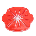 Hand Mixer Splatter Guard Anti Spill Multifunctional 6 Line Cooking Splashing Screen for Vertical Mixer Red