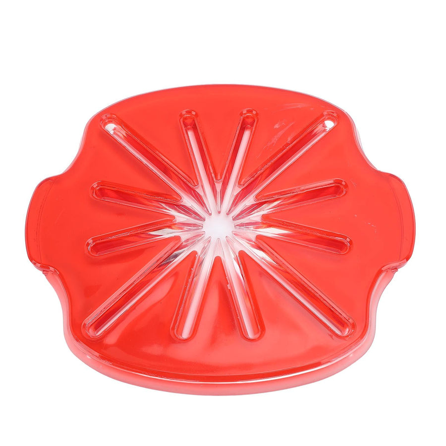 Hand Mixer Splatter Guard Anti Spill Multifunctional 6 Line Cooking Splashing Screen for Vertical Mixer Red