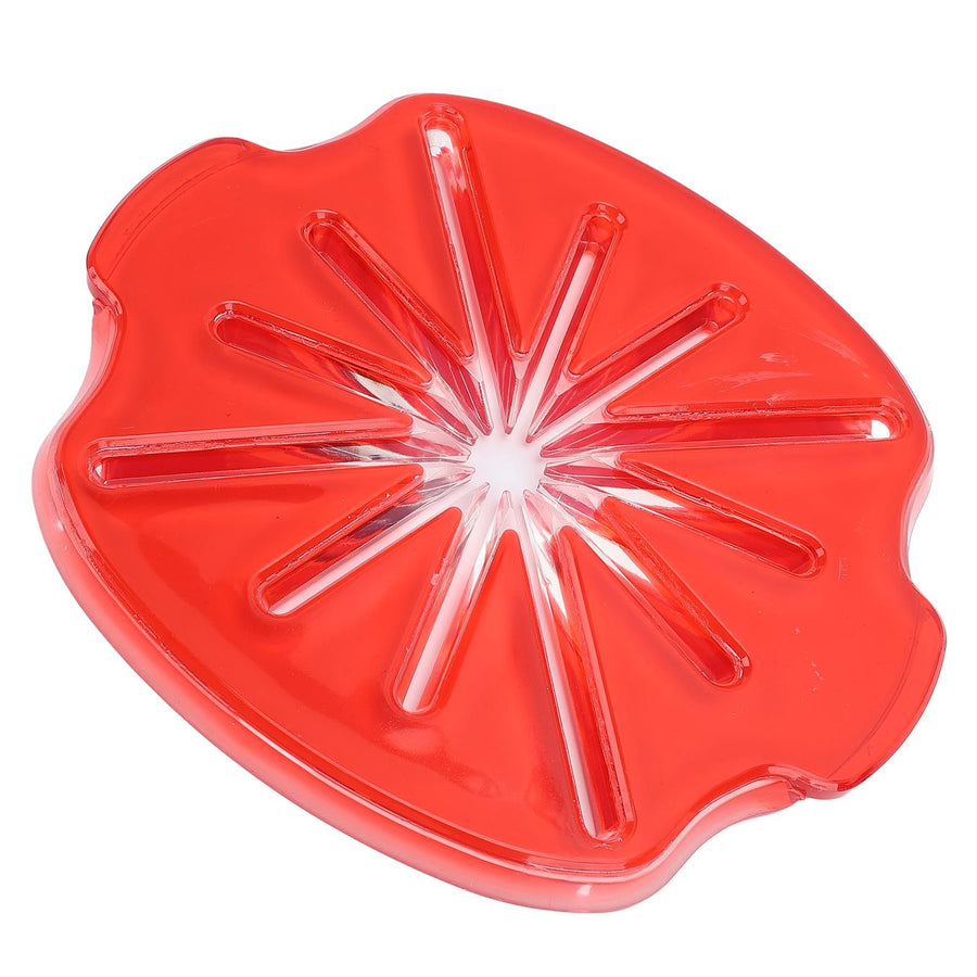 Hand Mixer Splatter Guard Anti Spill Multifunctional 6 Line Cooking Splashing Screen for Vertical Mixer Red