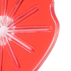 Hand Mixer Splatter Guard Anti Spill Multifunctional 6 Line Cooking Splashing Screen for Vertical Mixer Red