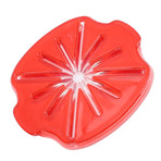 Hand Mixer Splatter Guard Anti Spill Multifunctional 6 Line Cooking Splashing Screen for Vertical Mixer Red