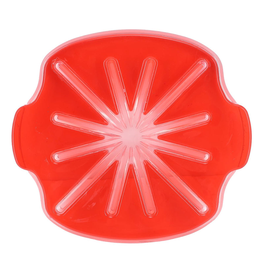 Hand Mixer Splatter Guard Anti Spill Multifunctional 6 Line Cooking Splashing Screen for Vertical Mixer Red