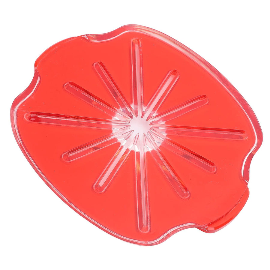 Hand Mixer Splatter Guard Anti Spill Multifunctional 6 Line Cooking Splashing Screen for Vertical Mixer Red
