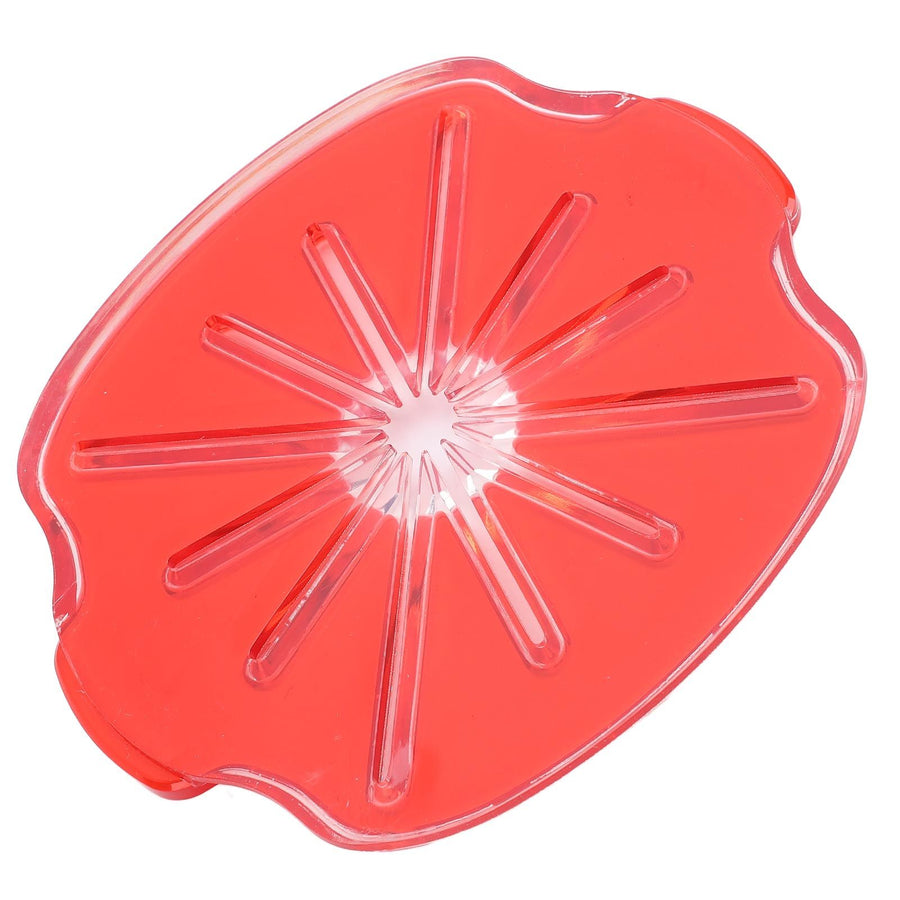 Hand Mixer Splatter Guard Anti Spill Multifunctional 6 Line Cooking Splashing Screen for Vertical Mixer Red
