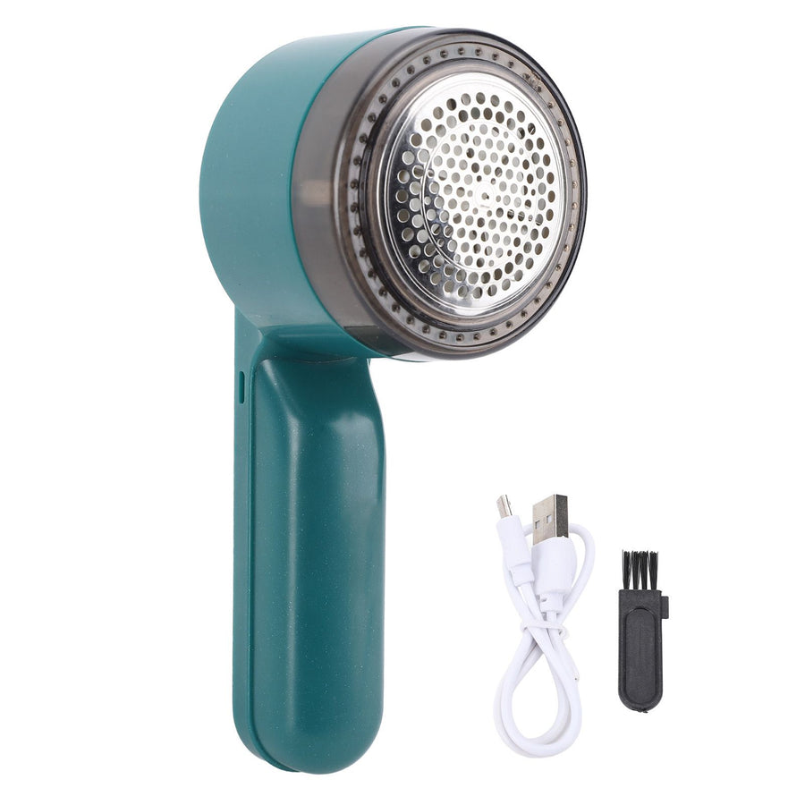 Fabric Lint Shaver 6 Blades Portable USB Rechargeable Stainless Steel Mesh Clothing Hairball Trimmer for Coat Sweater Sofa Cushion Plush Toy