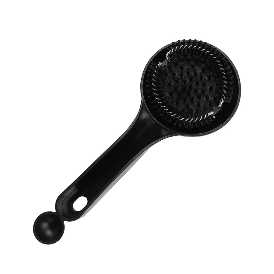 Coffee Machine Cleaning Brush Grouphead Brush with Water Deflector Efficient Cleaning for 58mm Grouphead