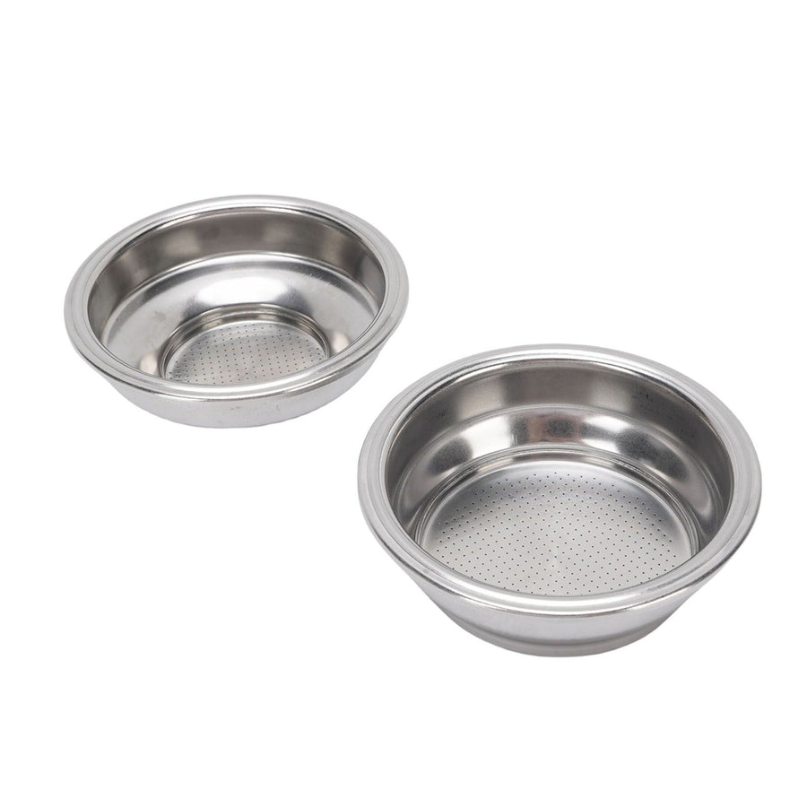 2Pcs 58mm Pressurized Filter Basket Stainless Steel 18g Capacity Pressurized Basket Coffee Filter
