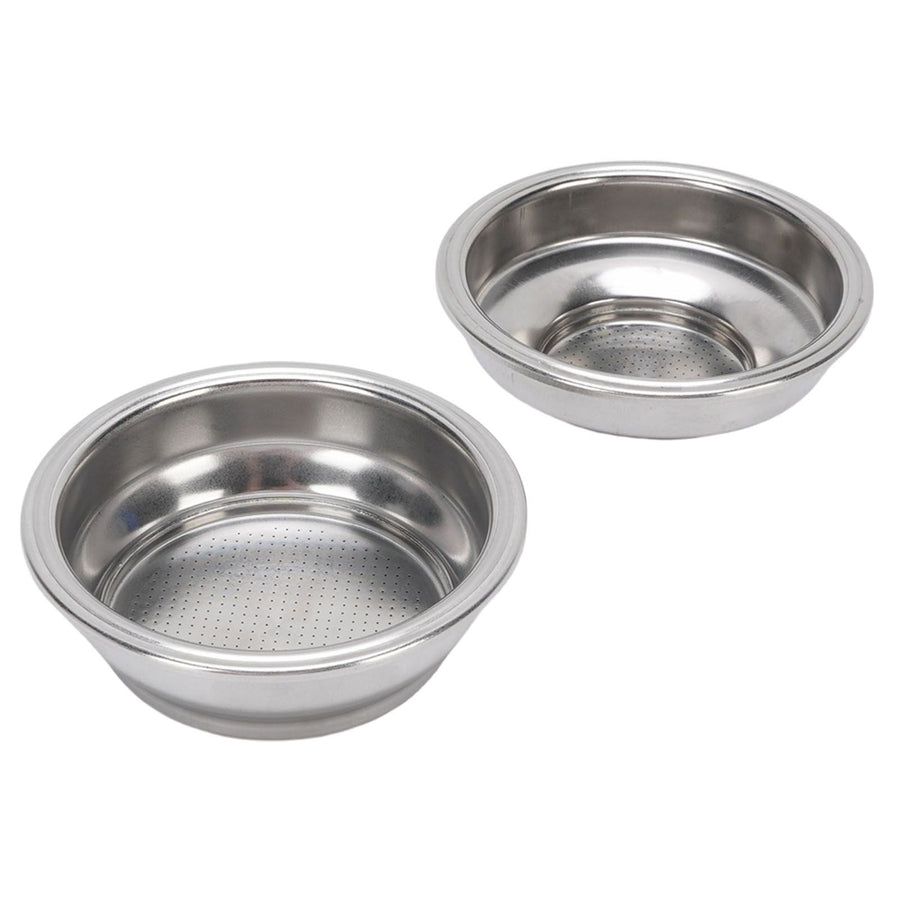 2Pcs 58mm Pressurized Filter Basket Stainless Steel 18g Capacity Pressurized Basket Coffee Filter