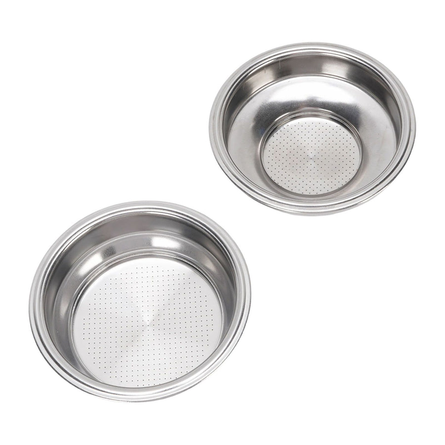 2Pcs 58mm Pressurized Filter Basket Stainless Steel 18g Capacity Pressurized Basket Coffee Filter