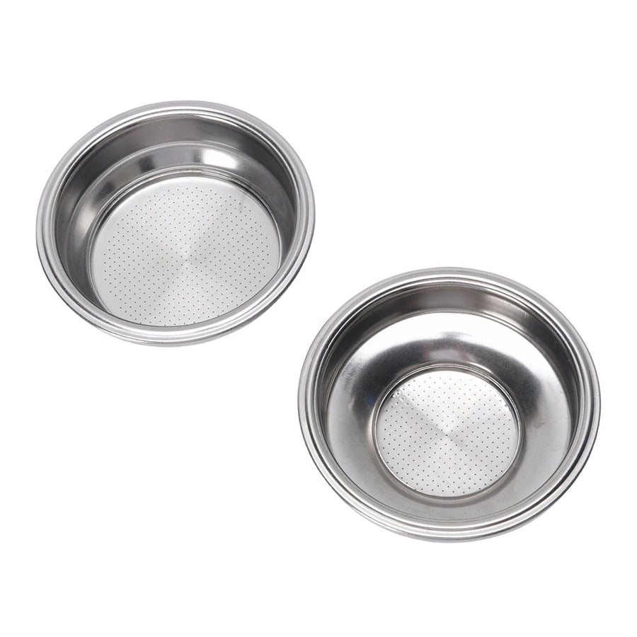 2Pcs 58mm Pressurized Filter Basket Stainless Steel 18g Capacity Pressurized Basket Coffee Filter
