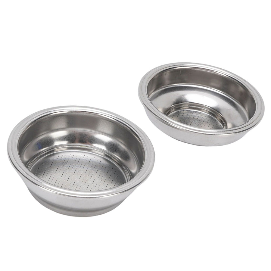 2Pcs 58mm Pressurized Filter Basket Stainless Steel 18g Capacity Pressurized Basket Coffee Filter