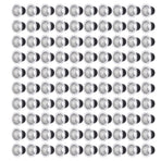 100 Pcs 15ml Empty Coffee Capsule Cups Aluminum Foil Refillable Coffee Capsules Easy Sealing for Coffee Makers Black