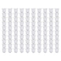 100 Pcs 15ml Empty Coffee Capsule Cups Aluminum Foil Refillable Coffee Capsules Easy Sealing for Coffee Makers Silver