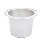 100 Pcs 15ml Empty Coffee Capsule Cups Aluminum Foil Refillable Coffee Capsules Easy Sealing for Coffee Makers Silver