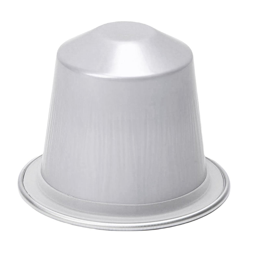 100 Pcs 15ml Empty Coffee Capsule Cups Aluminum Foil Refillable Coffee Capsules Easy Sealing for Coffee Makers Silver