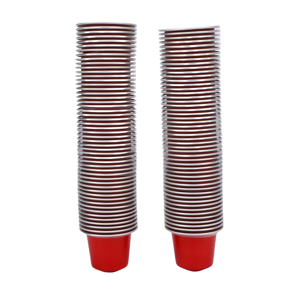 100 Pcs 15ml Empty Coffee Capsule Cups Aluminum Foil Refillable Coffee Capsules Easy Sealing for Coffee Makers Red