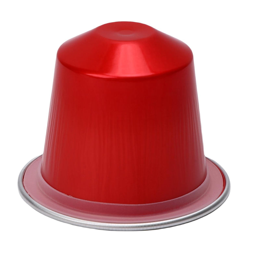 100 Pcs 15ml Empty Coffee Capsule Cups Aluminum Foil Refillable Coffee Capsules Easy Sealing for Coffee Makers Red