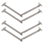 5Pcs Stainless Steel Rust Proof Support Hinge Hardware Fittings for Door Closet Cabinet Use