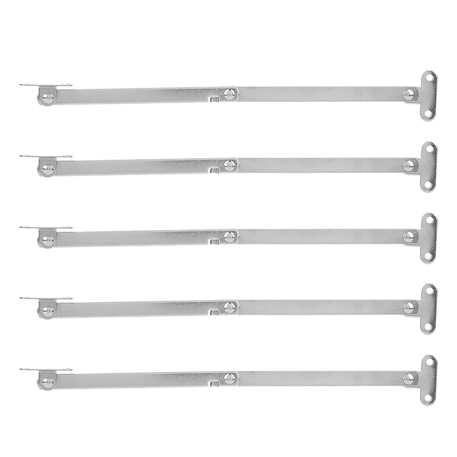5Pcs Stainless Steel Rust Proof Support Hinge Hardware Fittings for Door Closet Cabinet Use