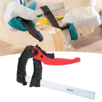 DIY Woodworking Ratchet Quick Fixing F Clamps Bar Clips Carpentry Accessory Hand Tool