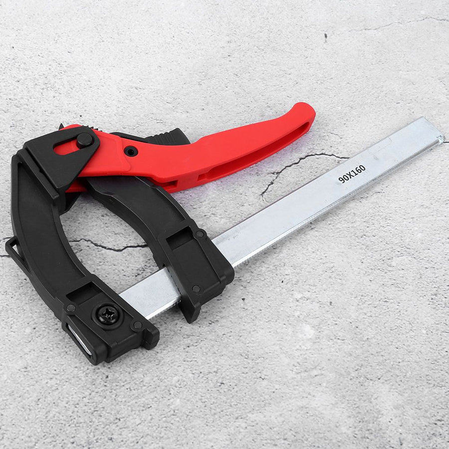 DIY Woodworking Ratchet Quick Fixing F Clamps Bar Clips Carpentry Accessory Hand Tool