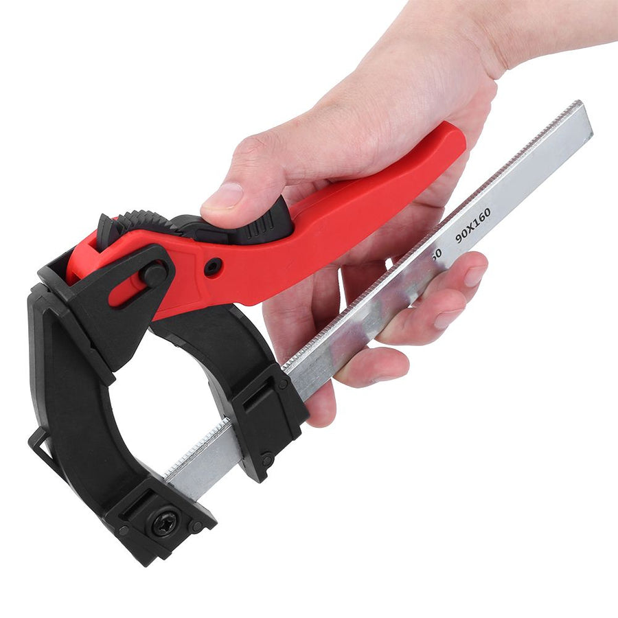 DIY Woodworking Ratchet Quick Fixing F Clamps Bar Clips Carpentry Accessory Hand Tool