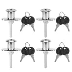 4Pcs Zinc Alloy Cam Lock for Drawer Office Triple Cabinet Desk Hardware Accessories