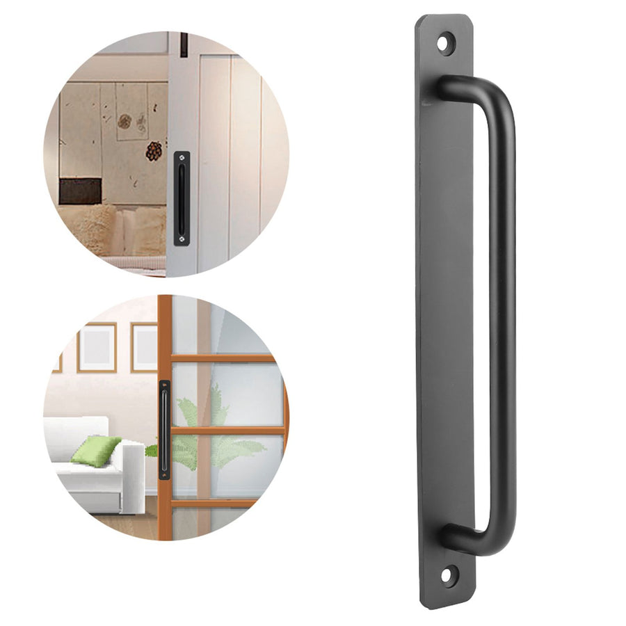Elegant Sliding Barn Door Handle Aluminum Alloy Smooth Pull for Wardrobes Cabinets Garages Sheds