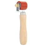 1.1in Silicone Hand Pressure Roller 2‑Way Bearing 260°C High Temperature Resistant Welding Tool(Red )