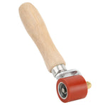 1.1in Silicone Hand Pressure Roller 2‑Way Bearing 260°C High Temperature Resistant Welding Tool(Red )