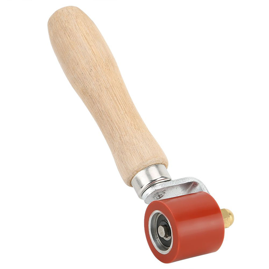 1.1in Silicone Hand Pressure Roller 2‑Way Bearing 260°C High Temperature Resistant Welding Tool(Red )