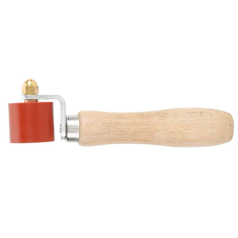 1.1in Silicone Hand Pressure Roller 2‑Way Bearing 260°C High Temperature Resistant Welding Tool(Red )