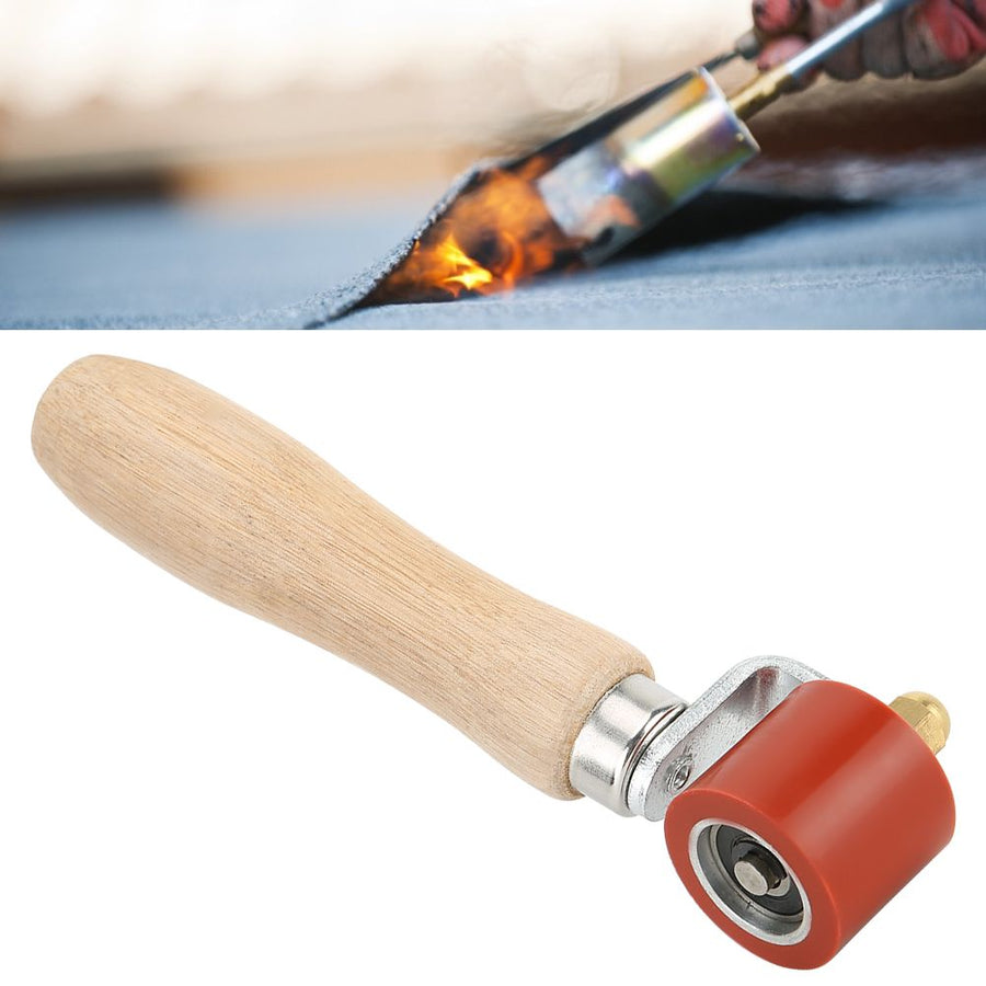 1.1in Silicone Hand Pressure Roller 2‑Way Bearing 260°C High Temperature Resistant Welding Tool(Red )