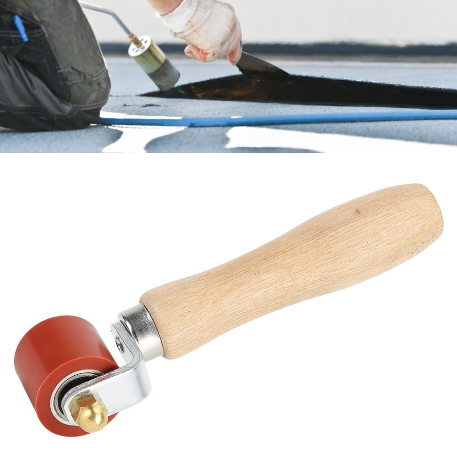 1.1in Silicone Hand Pressure Roller 2‑Way Bearing 260°C High Temperature Resistant Welding Tool(Red )