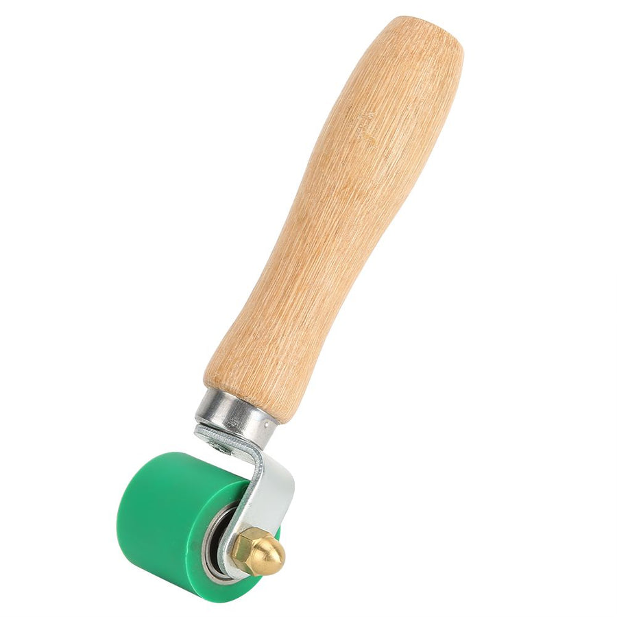 1.1in Silicone Hand Pressure Roller 2‑Way Bearing 260°C High Temperature Resistant Welding Tool(Green )