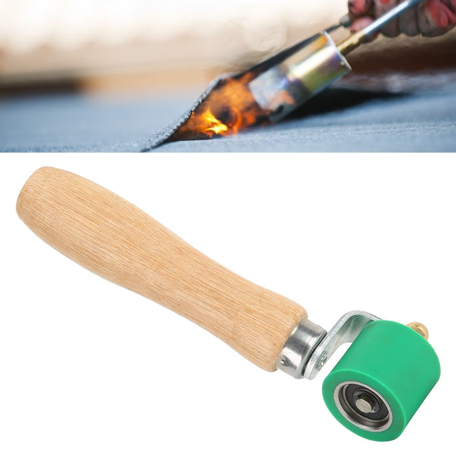 1.1in Silicone Hand Pressure Roller 2‑Way Bearing 260°C High Temperature Resistant Welding Tool(Green )