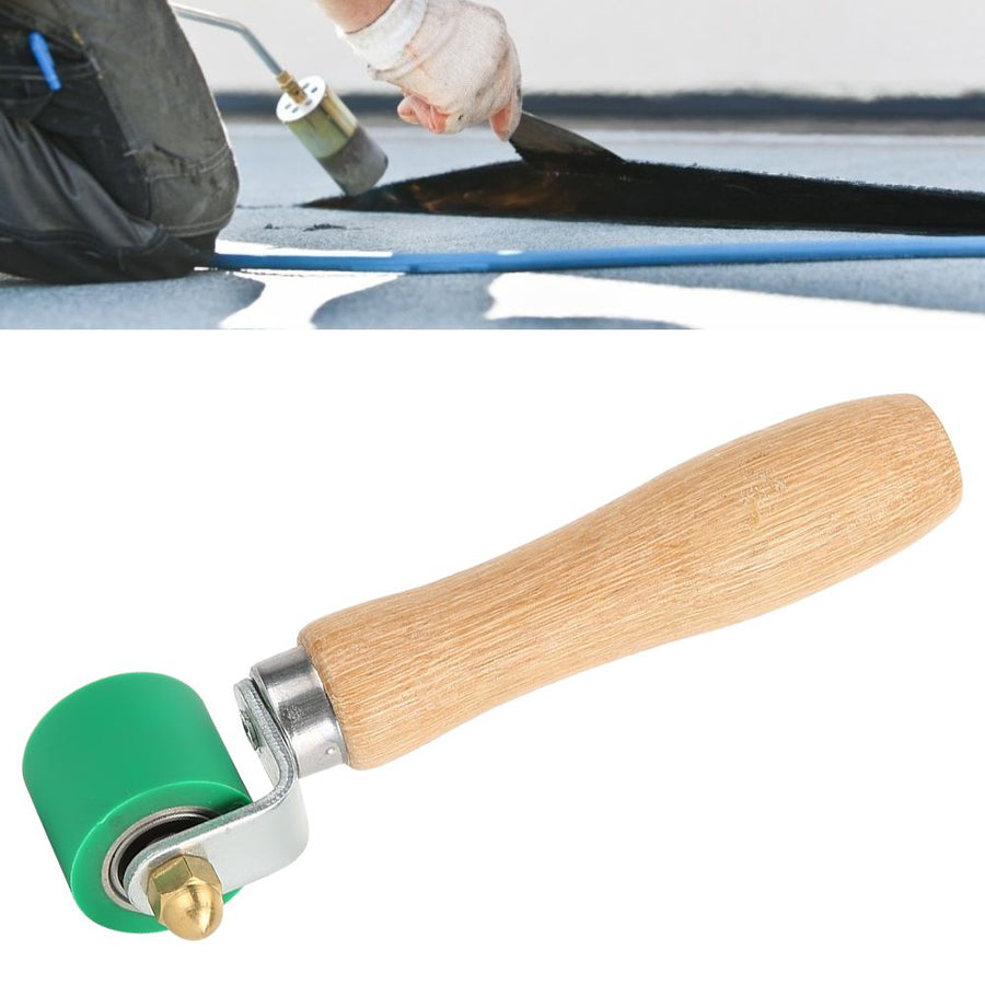 1.1in Silicone Hand Pressure Roller 2‑Way Bearing 260°C High Temperature Resistant Welding Tool(Green )